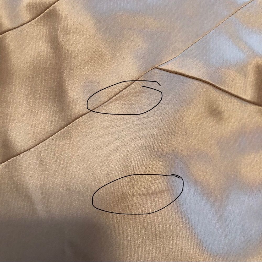 VINTAGE Allen Schwartz gold satin dress | Gatsby 20s 30s - Picture 12 of 14